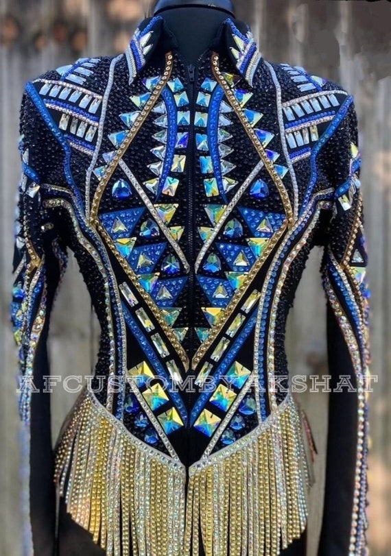 Western Custom Rodeo Queen, Showmanship, Horsemanship , Western Pleasure Show Shirt & Women Rail Jacket.