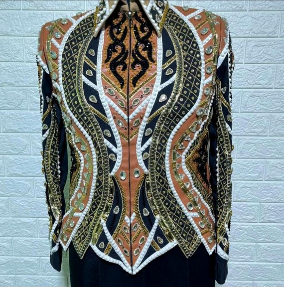 Custom Western Show Shirt: Rodeo Queen Rail Shirt