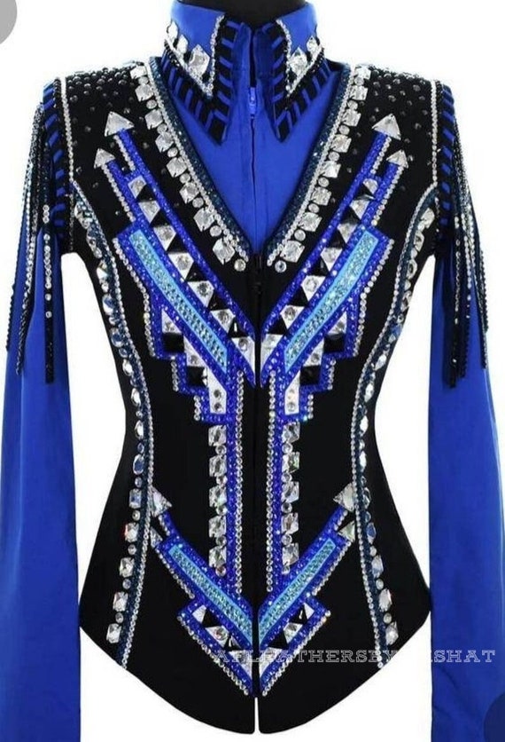 Western Custom Rodeo Queen, Showmanship, Horsemanship , Western Pleasure Show Shirt & Women Rail Jacket.