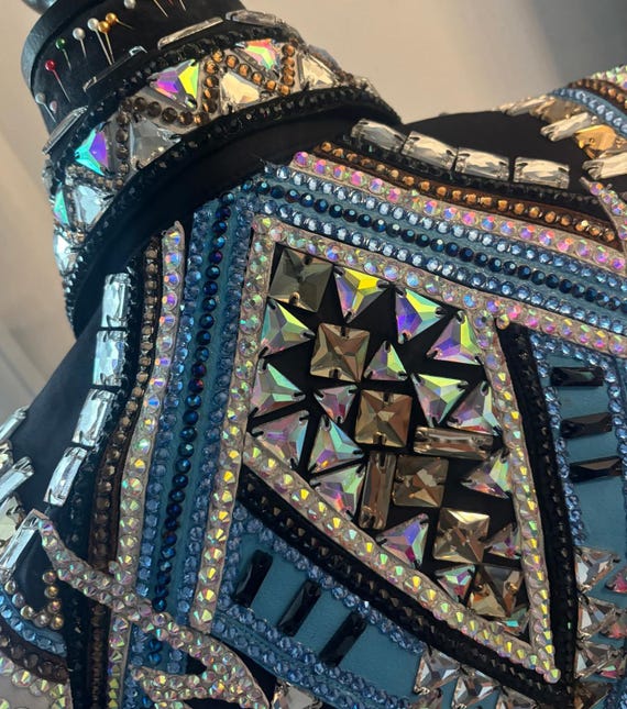 Western Custom Rodeo Queen, Showmanship, Horsemanship , Western Pleasure Show Shirt & Women Rail Jacket.