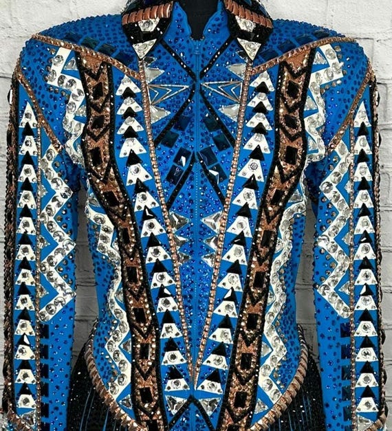 Custom Western Show Jacket: Rodeo Queen, Horsemanship Rail Jacket