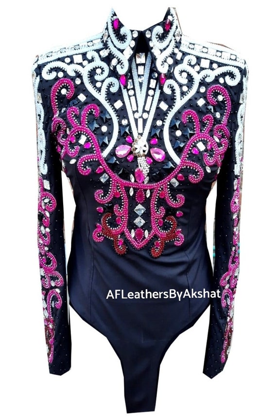 Western Custom Rodeo Queen, Showmanship, Horsemanship , Western Pleasure Show Shirt & Women Rail Jacket.