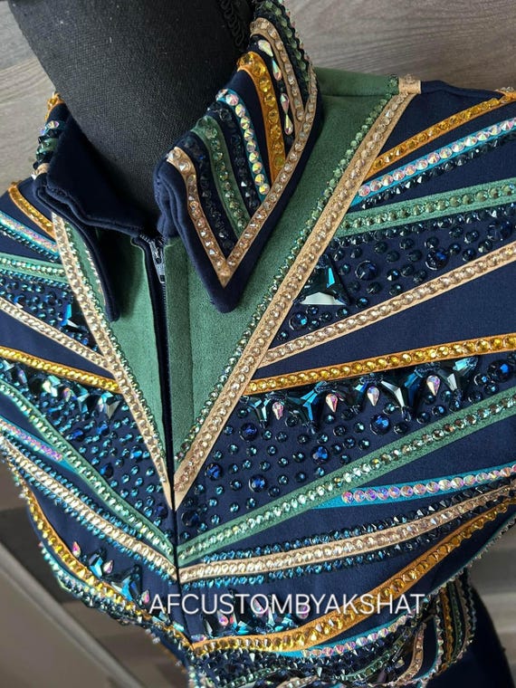 Western Custom Rodeo Queen, Showmanship, Horsemanship , Western Pleasure Show Shirt & Women Rail Jacket.