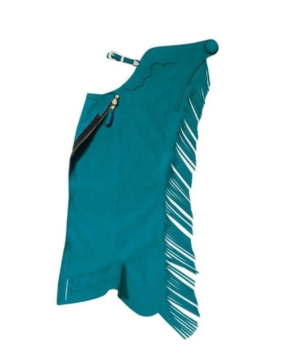 Custom Fringed Leather Chaps: Handmade Western Style