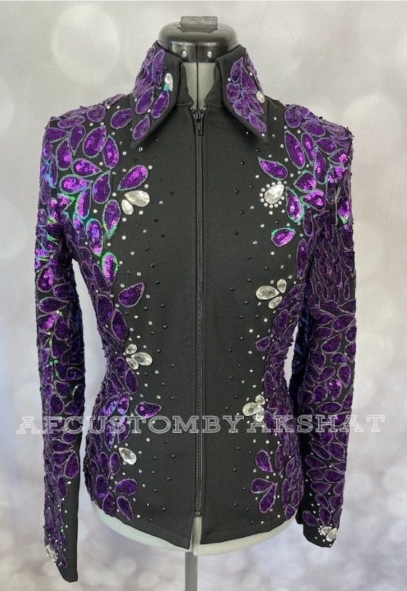 Western Custom Rodeo Queen, Showmanship, Horsemanship , Western Pleasure Show Shirt & Women Rail Jacket.