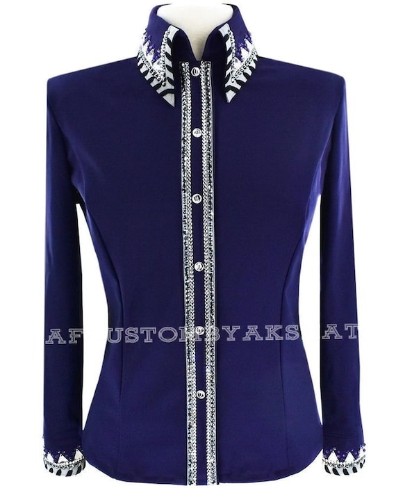 Western Custom Rodeo Queen, Showmanship, Horsemanship , Western Pleasure Show Shirt & Women Rail Jacket.