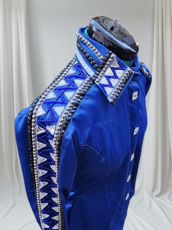 Western Custom Rodeo Queen, Showmanship, Horsemanship , Western Pleasure Show Shirt & Women Rail Jacket.