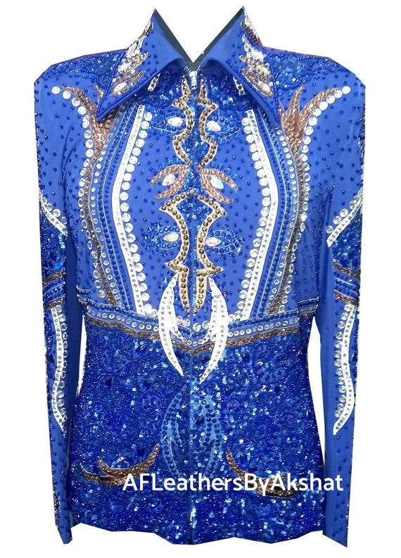 Western Custom Rodeo Queen, Showmanship, Horsemanship , Western Pleasure Show Shirt & Women Rail Jacket.