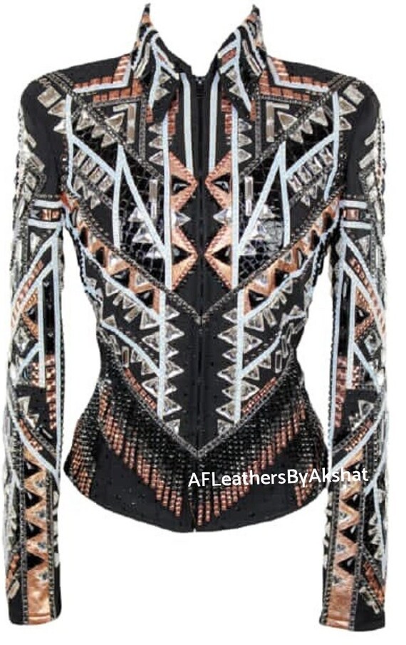 Western Custom Rodeo Queen, Showmanship, Horsemanship , Western Pleasure Show Shirt & Women Rail Jacket.