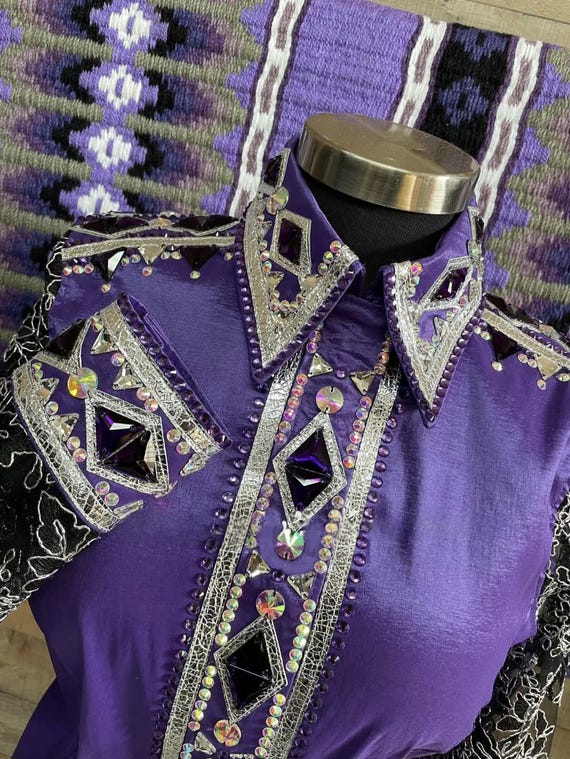 Western Custom Rodeo Queen, Showmanship, Horsemanship , Western Pleasure Show Shirt & Women Rail Jacket.