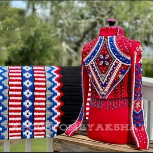 Western Custom Rodeo Queen, Showmanship, Horsemanship, Western Pleasure Show Shirt & Women Rail Jacket. Bild 2