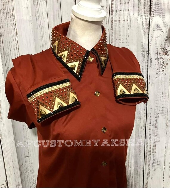 Western Custom Rodeo Queen, Showmanship, Horsemanship , Western Pleasure Show Shirt & Women Rail Jacket.