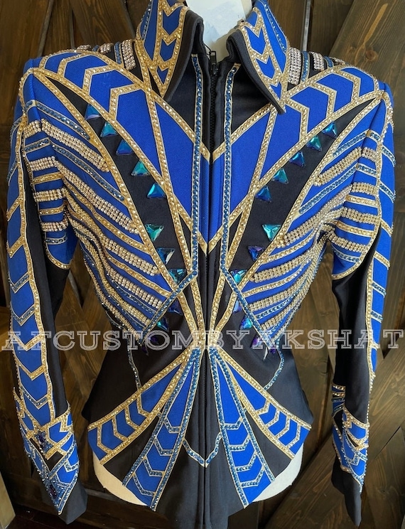 Western Custom Rodeo Queen, Showmanship, Horsemanship , Western Pleasure Show Shirt & Women Rail Jacket.