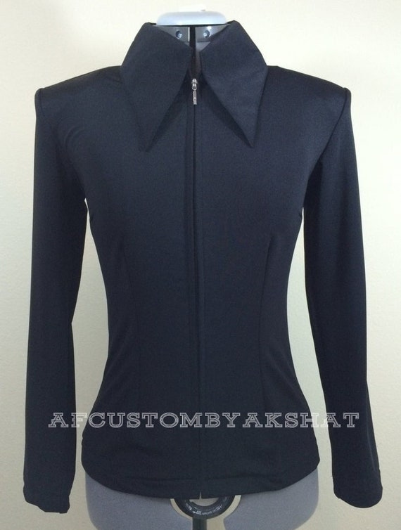 Black Western Show Shirt: DIY Horsemanship Jacket