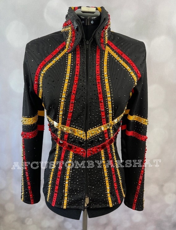 Western Custom Rodeo Queen, Showmanship, Horsemanship , Western Pleasure Show Shirt & Women Rail Jacket.