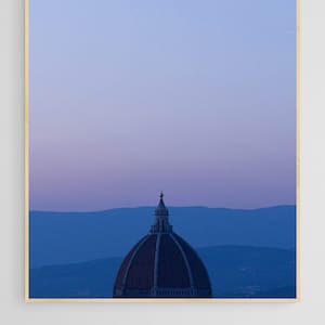 Florence Italy Duomo Sunset Print - High Quality Travel Art Poster with Italy Photography and Architecture Print - Firenze Wall Art