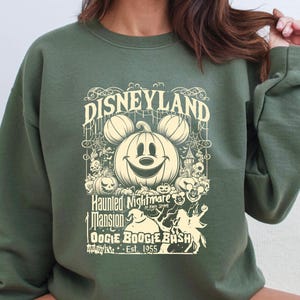 Vintage Mickey Minnie Halloween Shirt, Disney Halloween Comfort Colors T-shirt, Nightmare On The Main Street Shirt, Halloween Pumpkin Shirt