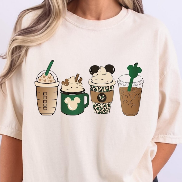 Camiseta de café con bocadillos de Disney, camiseta de café con bebidas de Disney, camiseta de Epcot de Disney de colores cómodos, camiseta de Disney, camiseta de café de Disney, camiseta de Disneyland