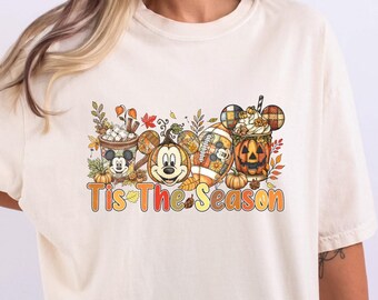 Tis The Season Disney Sweater, Disney Shirt, Disney Fall Shirt, Fall Shirt, Disney Pumpkin Shirt, Mickey Autumn Shirt, Pumpkin Season Shirt