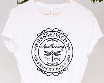 Sassenach Shirt, Outlander Book Series Shirt, Comfort Colors Sassenach Fan Shirt, Jamie Fraser Shirt, Fraser Ridge Clan, Outlander Shirt