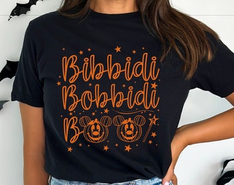 Bibbidi Bobbidi Boo Shirt, Disney Halloween Matching Shirt, Comfort Color Disney Cinderella Shirt, Disney Vacation Shirt, Halloween Shirt
