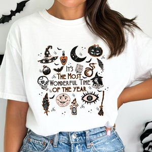 It's The Most Wonderful Time Of The Year Shirt, Spooky Shirt, Halloween Witch Shirt, Halloween Pumpkin Shirt, Halloween Shirt,Halloween Gift