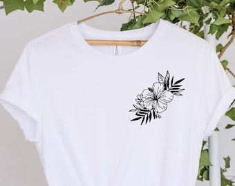 Hibiscus Shirt, Hawaiian Flowers Shirt, Vacation Shirt, Hawai Shirt, Floral Shirt, Vacay Mode Shirt, Summer Shirt, Trip Shirt, Travel Shirt