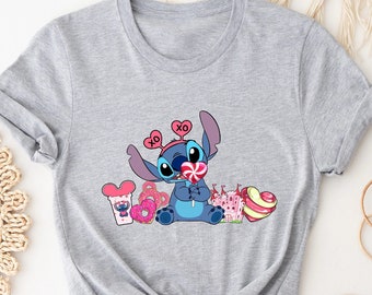 Stitch Shirt, Disney Shirt, Stitch Snacks Shirt, Stitch Balloon Shirt, Disney Snack Shirt, Disneyland Shirt, Disney Group Shirt, Stitch