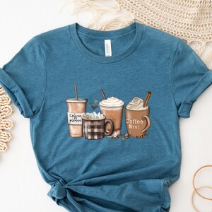 Coffee Shirt, Coffee First Shirt, Coffee Please Shirt, Trendy Shirt, Coffee Flower, Coffee Lover Shirt, Gift For Coffee Lover, Gift For Her bild 1