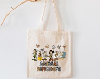 Disneyland Tote Bag, Disney Tote Bag, Animal Kingdom Tote Bag, Disneyworld Tote Bag, Mickey Tote Bag, Disney Vacation Tote Bag, Reusable Bag