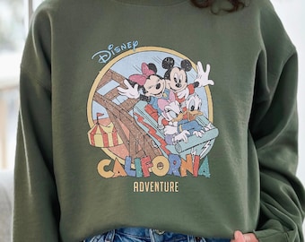 Disneyland California Sweatshirt, California Adventure Sweat, Disneyland Est. 1955 Sweat, Disney Hoodie, Mickey And Friends Sweater