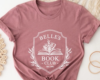 Belle Princess Shirt, Beauty and the Beast Shirt, Comfort Color Belle's Book Shop Shirt, Book Lover Gift, Vacation Shirt, Disney Princess