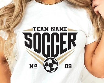 Custom Soccer Shirt, Personalized Soccer Shirt, Soccer Team Name Shirt, Soccer Shirt, Game Day Shirt, Soccer Mom Shirt, Football Shirt