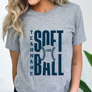 Custom Softball Shirt, Personalized Softball Shirt, Softball Team Name Shirt, Softball Shirt, Game Day Shirt, Softball Mom Shirt, Baseball