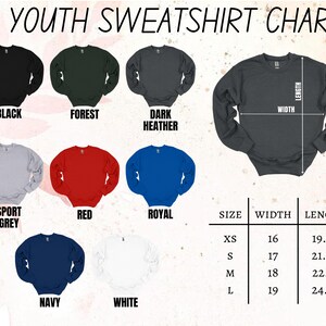 a black sweatshirt with different colors and sizes