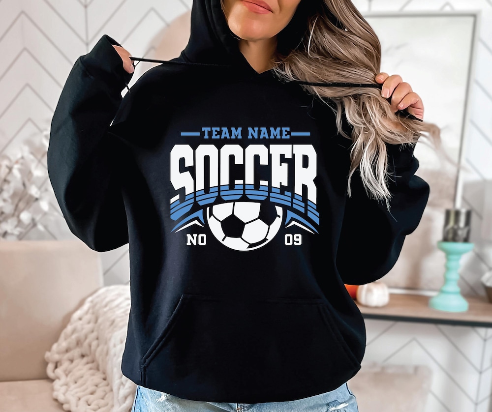 Youth Soccer, Game Day Hoodie, Soccer Sweatshirt, Soccer Mom Hoodie,Custom Soccer Hoodie, Personalized Soccer Sweat, Soccer Team Name Hoodie 4Fansport