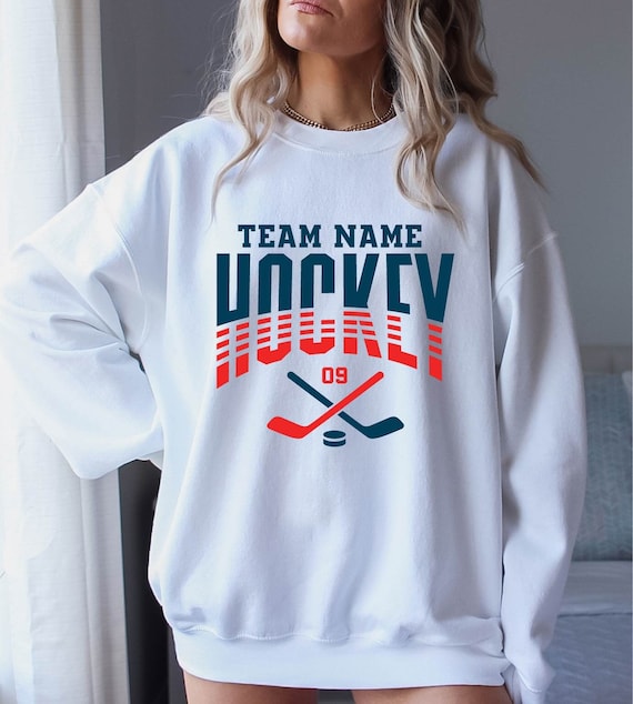 Custom Hockey Hoodie, Personalized Hockey Sweatshirt, Hockey Team Name, Hockey Sweatshirt, Game Day Hoodie, Hockey Hoodie, Hockey Mom