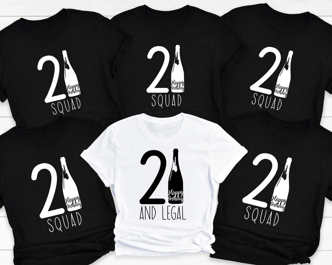 21st Birthday Shirt, 21 and Legal Shirt, Twenty One Legal Shirt ...