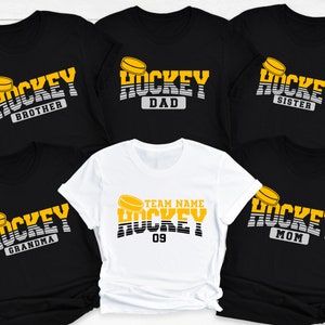 Custom Hockey Shirt, Hockey Family Matching Shirts, Personalized Hockey Shirt, Hockey Team Name, Hockey Shirt, Game Day Shirt, Hockey Mom