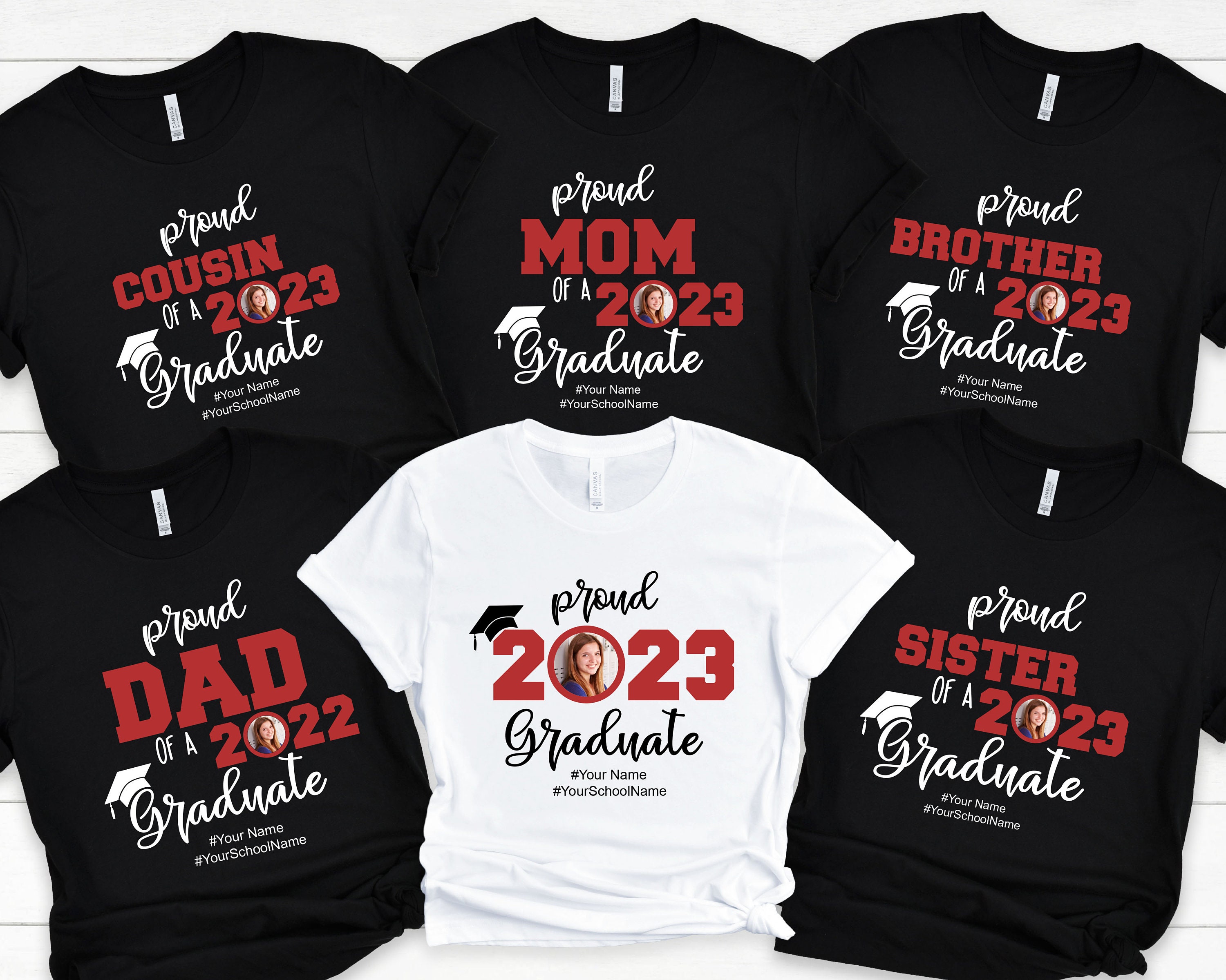 Proud Dad Of A Class Of 2020 Graduate Tee – Senior 20 Gift T-Shirt – SilkRoadTees, 100% Cotton, Crew Neck