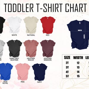a t - shirt with different colors and sizes