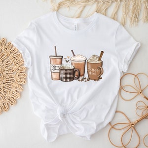Coffee Shirt, Coffee First Shirt, Coffee Please Shirt, Trendy Shirt, Coffee Flower, Coffee Lover Shirt, Gift For Coffee Lover, Gift For Her bild 2