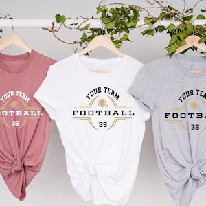 Custom Football Shirt, Personalized Football Shirt, Football Team Name Shirt, Football Shirt, Game Day Shirt, Football Mom Shirt, Football