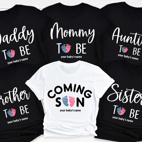 Baby Shower Tshirts Family Etsy