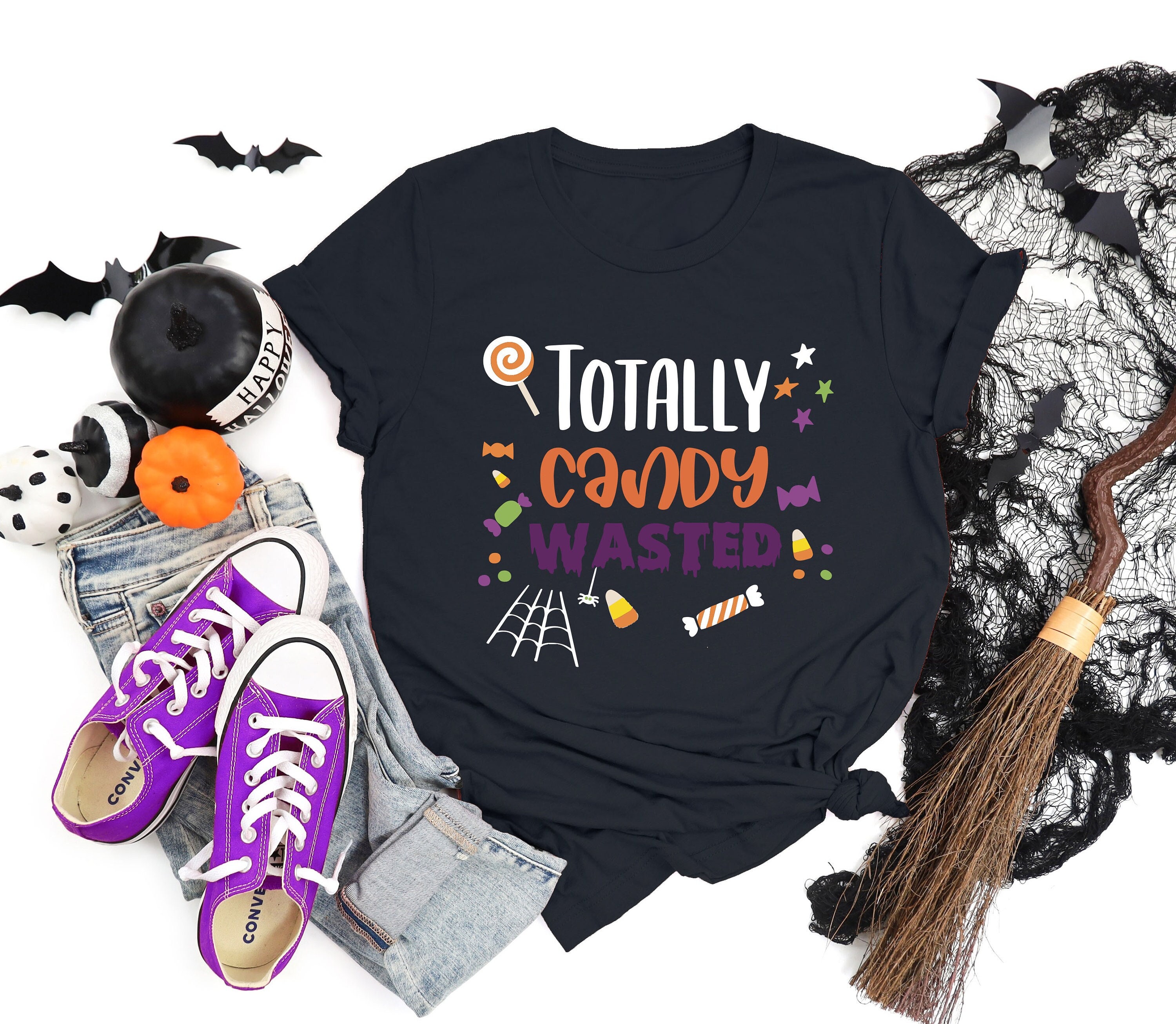Totally Candy Wasted Shirt, Halloween Shirt, Spooky Season Shirt, Candy  Shirt, Cute Halloween Shirt, Gift for Her, Mom Halloween Tee - Etsy