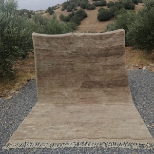 Tapis marocain beige, tapis mrirt beige, tapis luxe teppich berbère, haute qualité, tapis beni ourain, tapis personnalisé, tapis fait main
