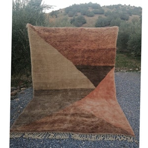 Tapis Mrirt, laine de luxe, tapis berbère, beni ourain, teppich, tapis doux fait main, tapis marocain, beni mrirt, laine naturelle