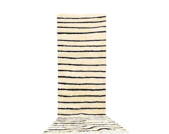 area runner, beni ourain runner, moroccan rug, authentic, custom, moroccan runner rug, handmade hallway rug, berber runner, living room