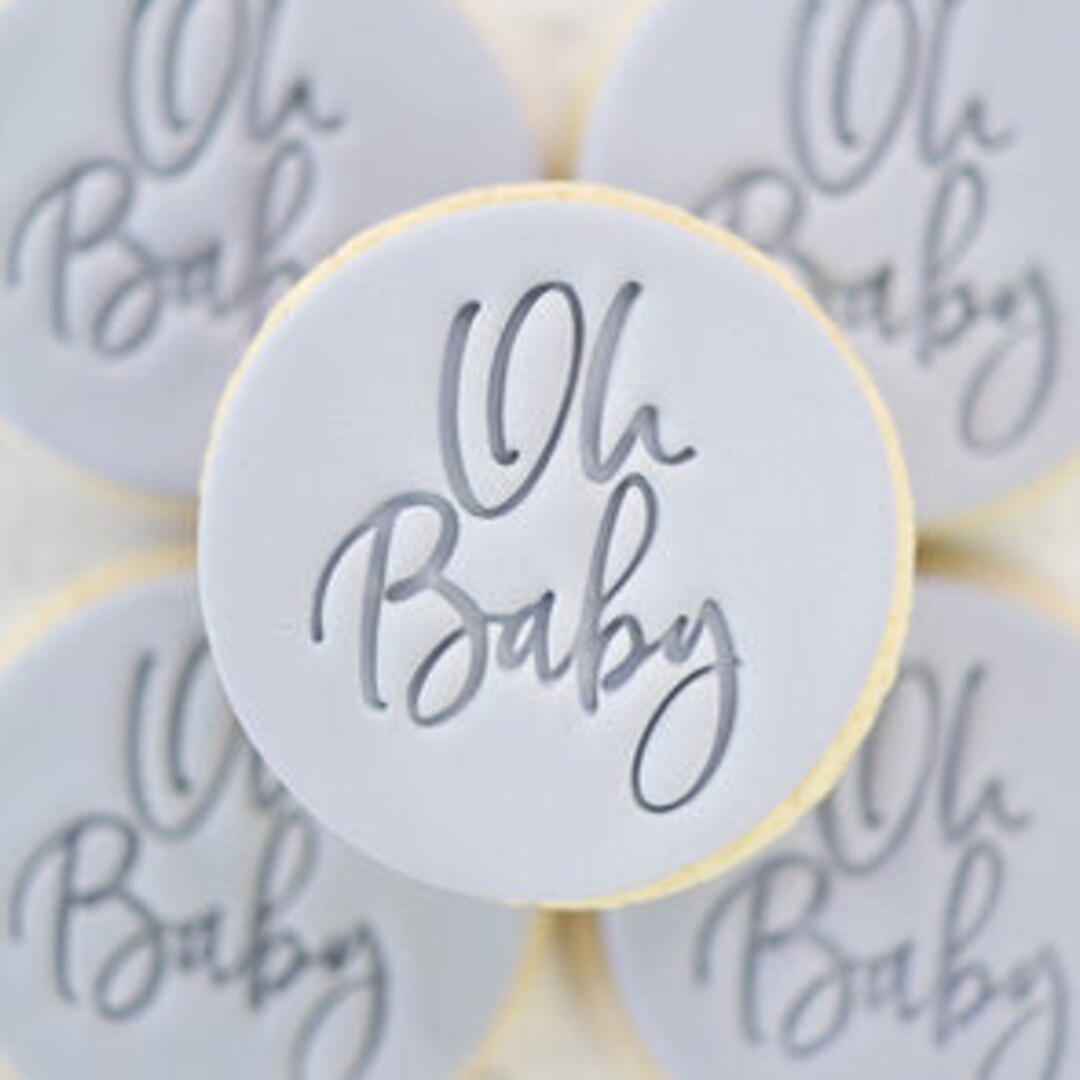 Sweet Stamp Cookie/cupcake Embosser Oh Baby Embosser for Etsy