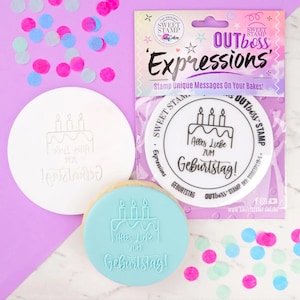 Sweet Stamp German OUTboss Expressions - Alles Liebe Zum Geburtstag